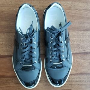 Mens Leather Dior Sneakers in Grey